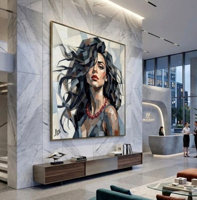 ArteDiAlina.com painting: They called her Medusa